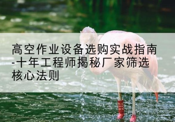 庆城剪叉式升降机厂家-高空作业设备选购实战指南-十年工程师揭秘厂家筛选核心法则